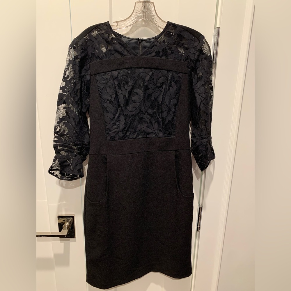 Nanette Lepore black lace dress size 4